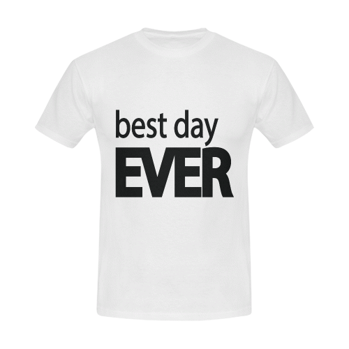 Best Day Ever Men's Slim Fit T-shirt (Model T13)
