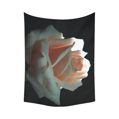 A Beautiful Rose Cotton Linen Wall Tapestry 80"x 60"