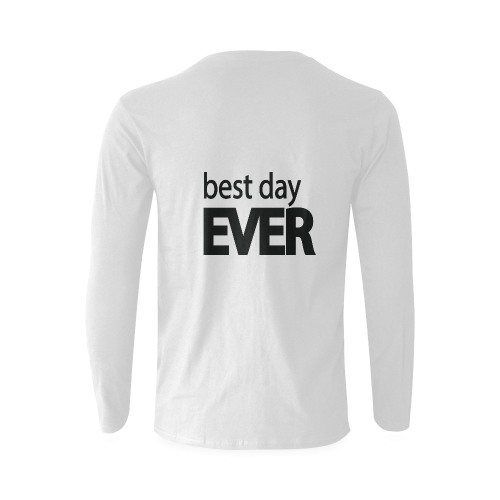 Best Day Ever Sunny Men's T-shirt (long-sleeve) (Model T08)