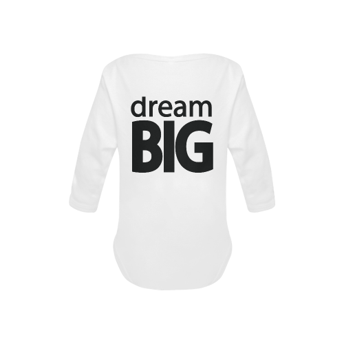 Dream Big Baby Powder Organic Long Sleeve One Piece (Model T27)