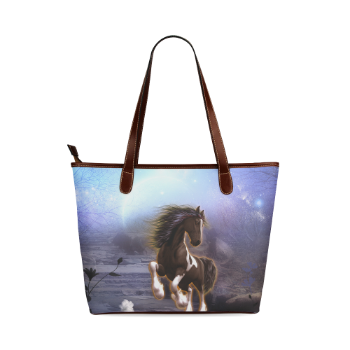Wonderful horse Shoulder Tote Bag (Model 1646)