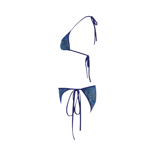 Blue Reflector Custom Bikini Swimsuit