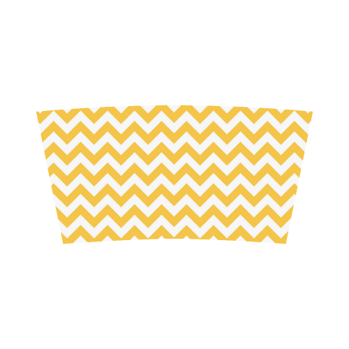 Sunny Yellow and white zigzag chevron Bandeau Top
