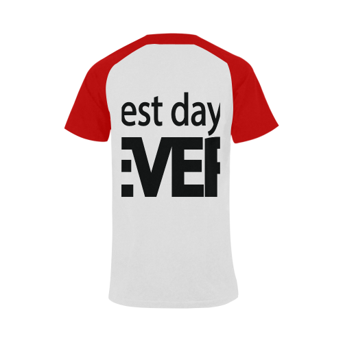 Best Day Ever Men's Raglan T-shirt (USA Size) (Model T11)