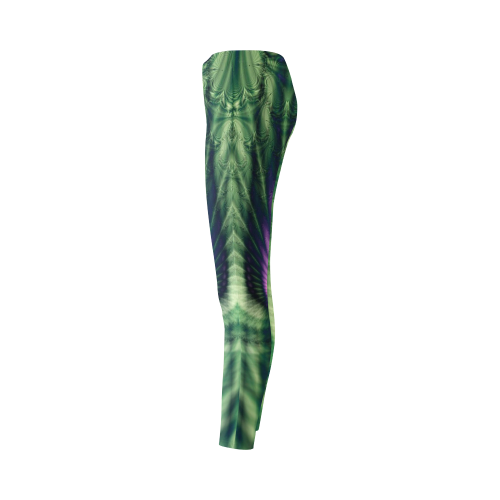 Fractal Wings Ombre Cassandra Women's Leggings (Model L01)