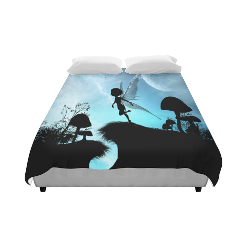 Cute fairy in the night Duvet Cover 86"x70" ( All-over-print)
