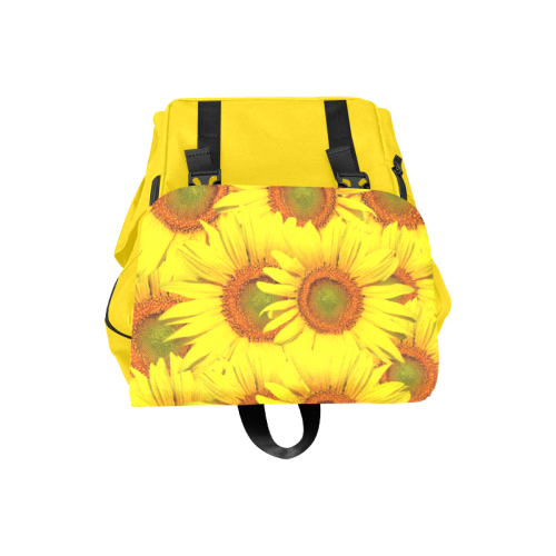 Sunny Sunflowers Casual Shoulders Backpack (Model 1623)