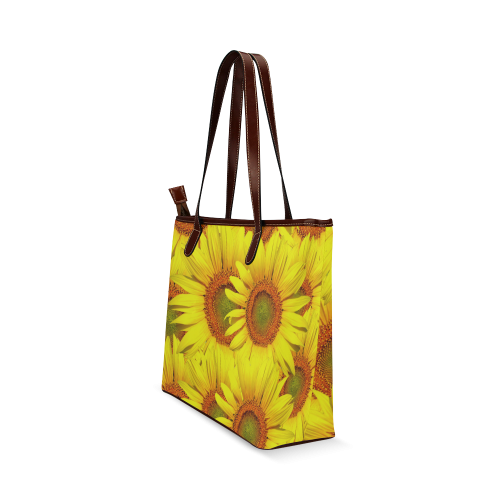 Sunny Sunflowers Shoulder Tote Bag (Model 1646)