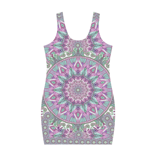 boho-mandala 2 Medea Vest Dress (Model D06)