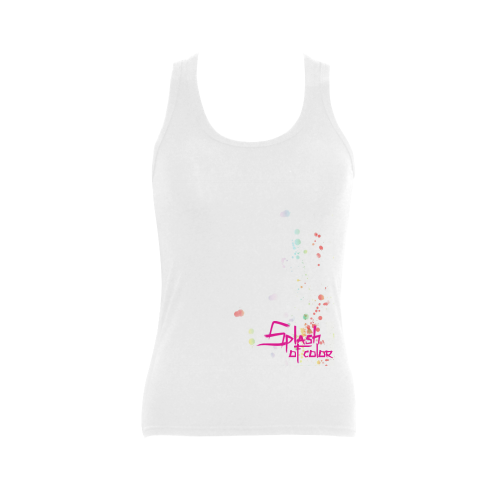 Splash of Color Fitness T Women's Shoulder-Free Tank Top (Model T35)