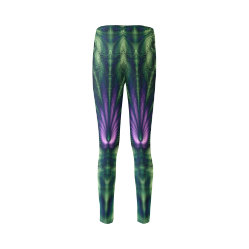 Fractal Wings Ombre Cassandra Women's Leggings (Model L01)