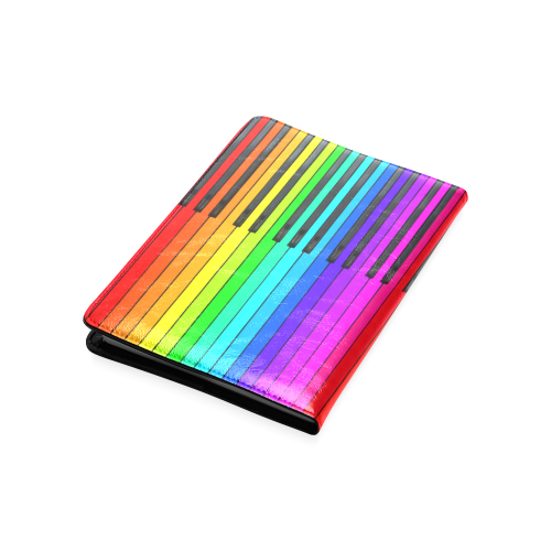 Rainbow Piano Keyboard Custom NoteBook A5