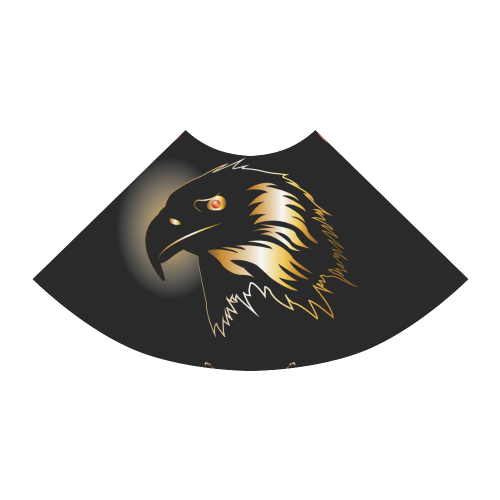Eagle in gold and black Atalanta Sundress (Model D04)