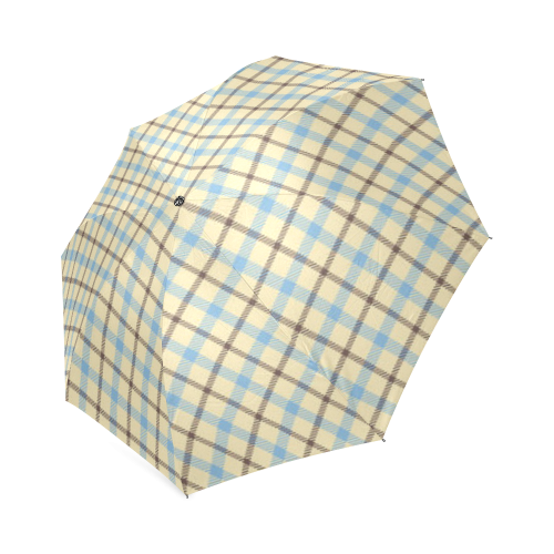 Plain Plaid for Dad (Tartan) Foldable Umbrella (Model U01)