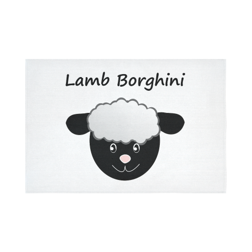 Lamb Borghini Cotton Linen Wall Tapestry 90"x 60"