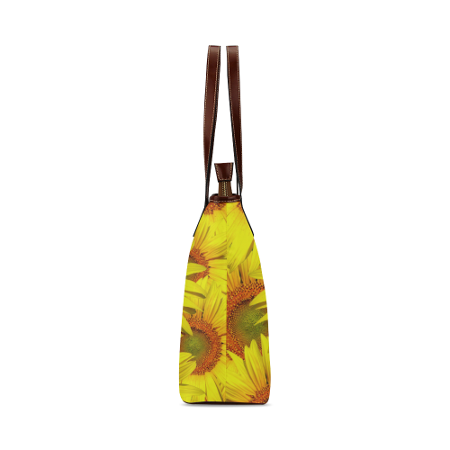 Sunny Sunflowers Shoulder Tote Bag (Model 1646)