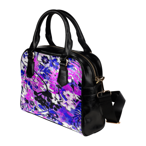 Wacky Retro floral Shoulder Handbag (Model 1634)