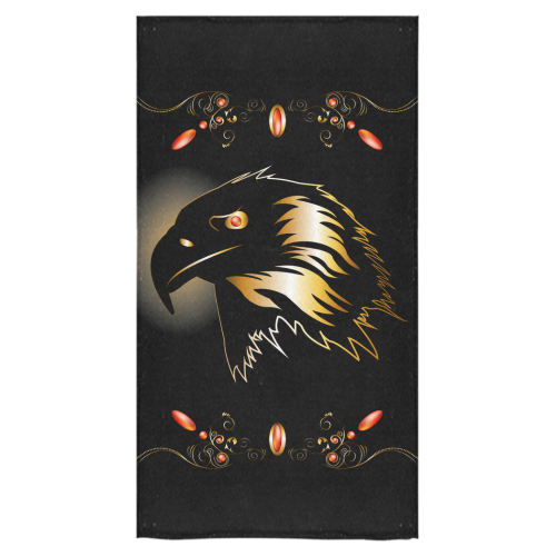 Eagle in gold and black Bath Towel 30"x56"