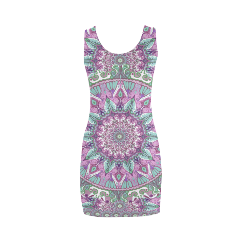 boho-mandala 2 Medea Vest Dress (Model D06)