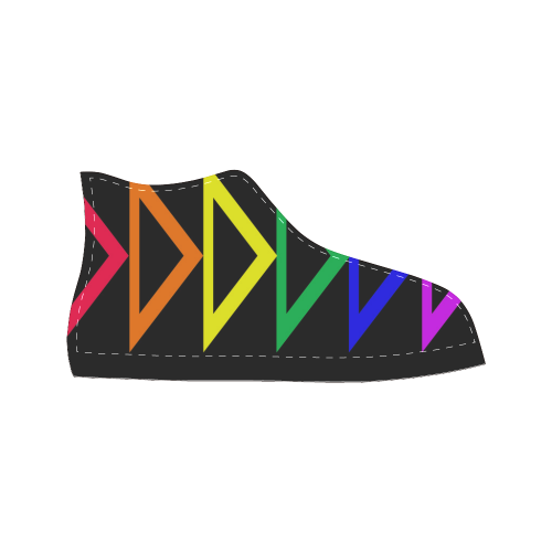 Pride Lesbian Women's Classic High Top Canvas Shoes (Model 017)