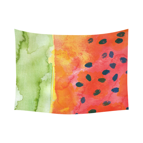 Abstract Watermelon Cotton Linen Wall Tapestry 80"x 60"