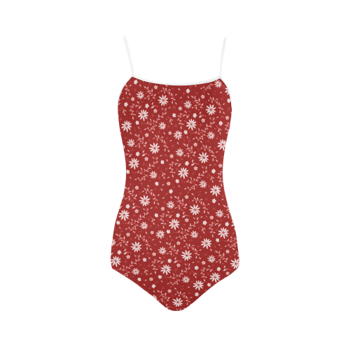 sweet allover pattern 12D Strap Swimsuit ( Model S05)