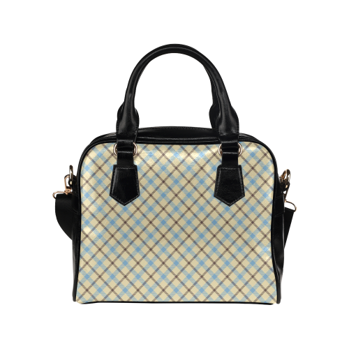 Plain Plaid 1 Shoulder Handbag (Model 1634)