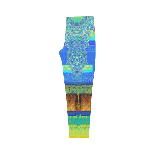 turquoise Capri Legging (Model L02)