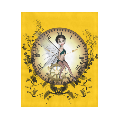Steampunk, cute fairy Duvet Cover 86"x70" ( All-over-print)