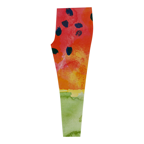 Abstract Watermelon Cassandra Women's Leggings (Model L01)