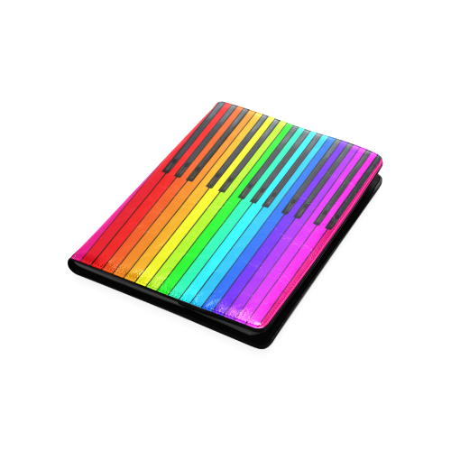 Rainbow Piano Keyboard Custom NoteBook B5