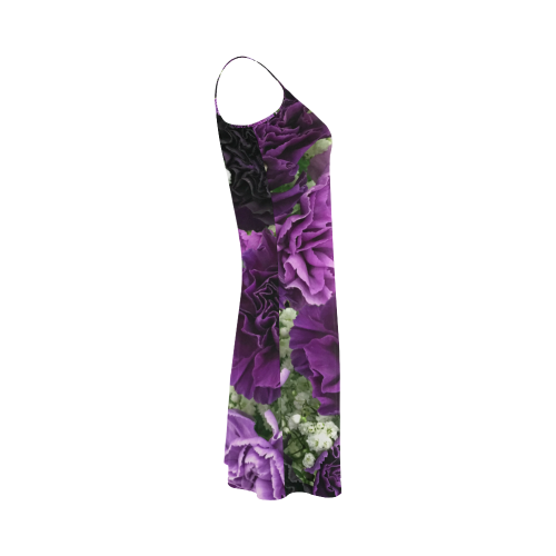 Little Purple Carnations Alcestis Slip Dress (Model D05)