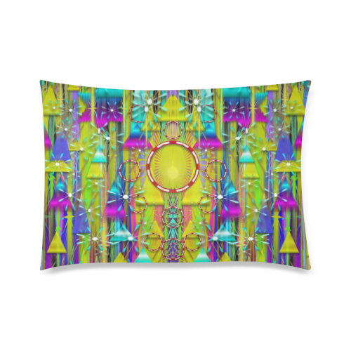 A wish for a golden polar star is love and light Custom Zippered Pillow Case 20"x30" (one side)