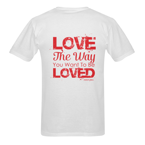 Love the way you want to be loved Sunny Men's T- shirt (Model T06)