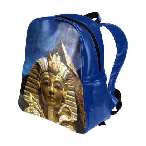 King Tut and Pyramid Multi-Pockets Backpack (Model 1636)