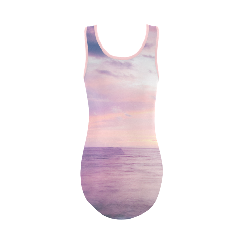 Galah Cockatoo Vest One Piece Swimsuit (Model S04)