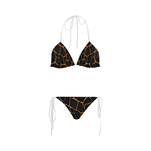 abstract animal skin Custom Bikini Swimsuit