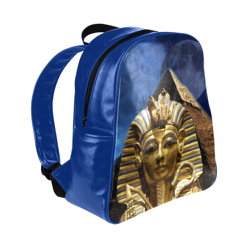 King Tut and Pyramid Multi-Pockets Backpack (Model 1636)