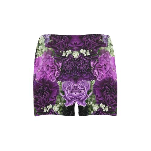Little Purple Carnations Briseis Skinny Shorts (Model L04)