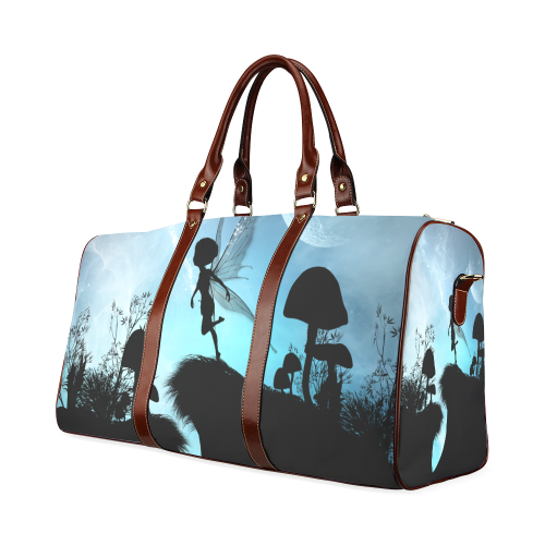 Cute fairy in the night Waterproof Travel Bag/Large (Model 1639)