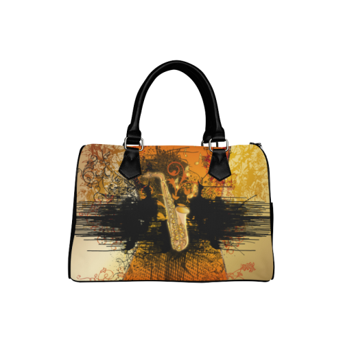 Music, saxophone Boston Handbag (Model 1621)