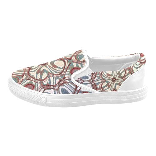 Blast-o-Blob #6 - Jera Nour Men's Unusual Slip-on Canvas Shoes (Model 019)