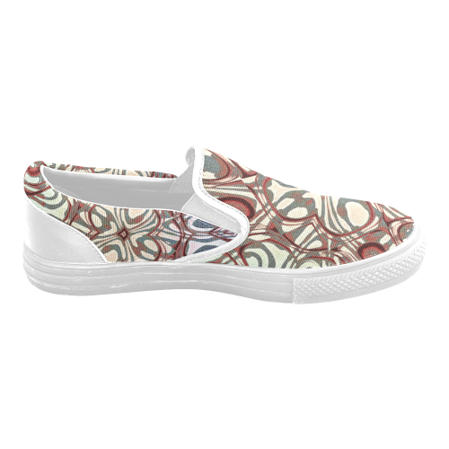 Blast-o-Blob #6 - Jera Nour Men's Unusual Slip-on Canvas Shoes (Model 019)