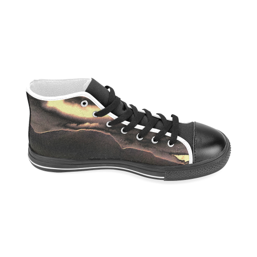 Blazing Portal - Jera Nour Men’s Classic High Top Canvas Shoes (Model 017)