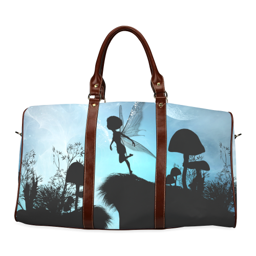 Cute fairy in the night Waterproof Travel Bag/Large (Model 1639)