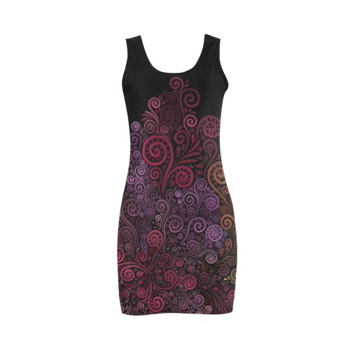 Psychedelic 3D - Rose Abstract Medea Vest Dress (Model D06)