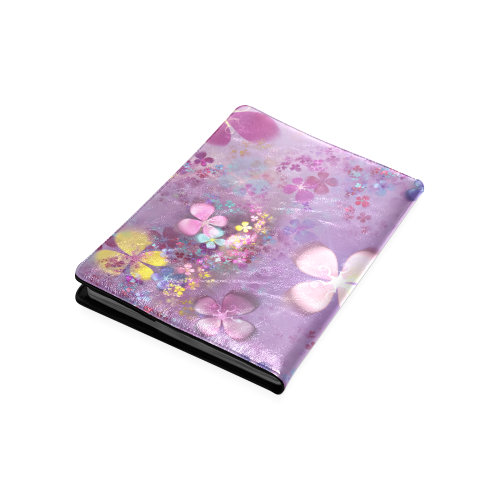 Modern abstract fractal colorful flower power Custom NoteBook B5