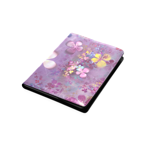 Modern abstract fractal colorful flower power Custom NoteBook B5