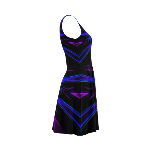 Purple Kaleidoscope Atalanta Sundress (Model D04)