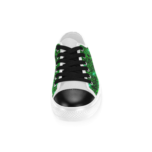 Sparkling Green - Jera Nour Men's Classic Canvas Shoes (Model 018)